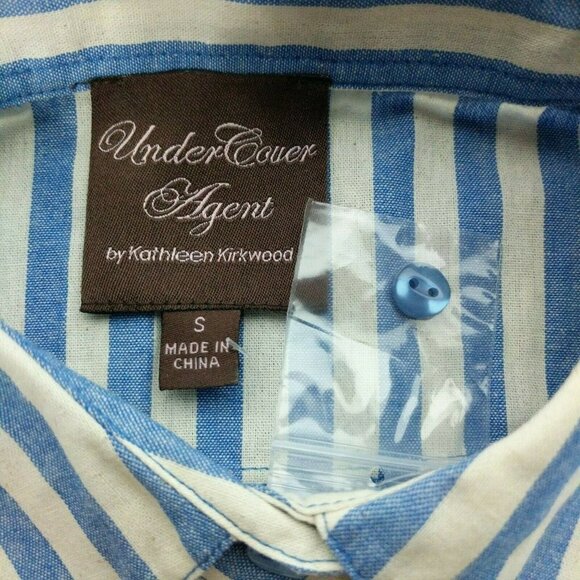 Kathleen Kirkwood Chambray Shirttail Top - Picture 3 of 5